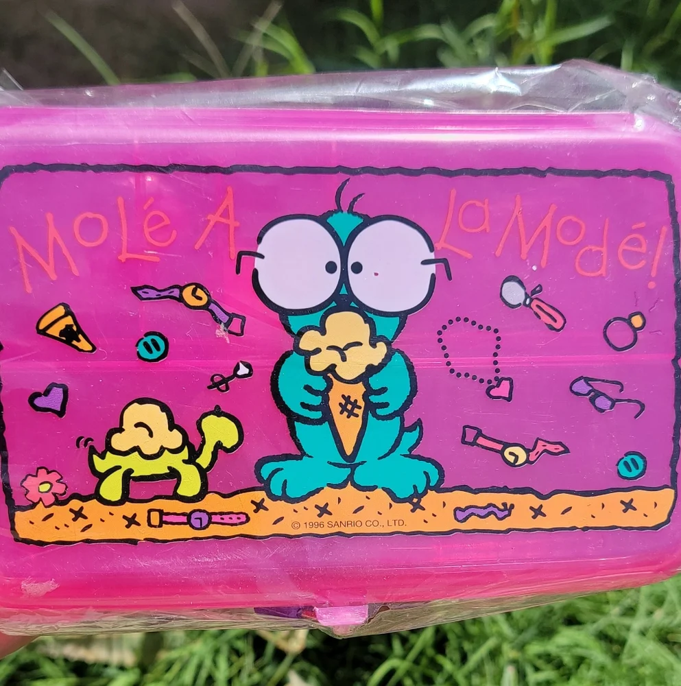 Super *RARE HTF* NIP SANRIO never been open Mole A la Mode pencil box